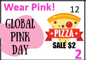 Global Pink Day (wear pink)